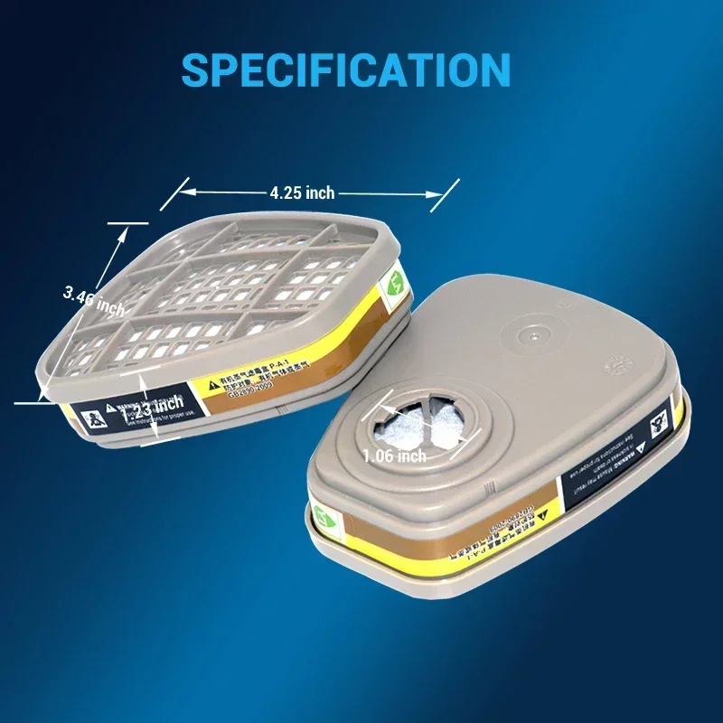 6001 6006 خرطوشة التنفس 5N11 القطن تصفية 501 مجموعة استبدال ل 3m قناع واقي من الغاز 6200/6800/7502 سلسلة قناع اللوحة الملحقات