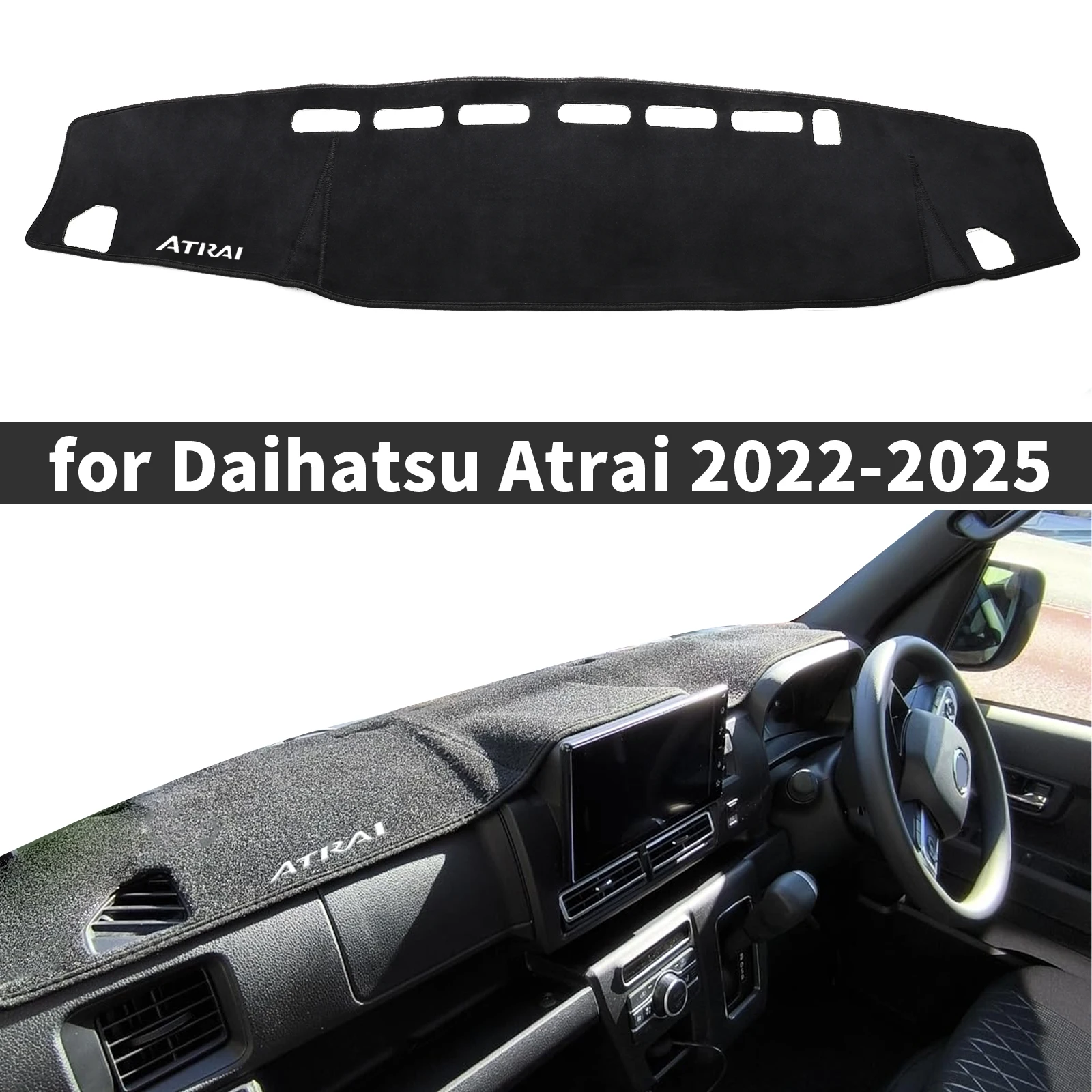 

fit for Daihatsu Atrai 2022-2025 S700 S710 RHD Dashmat DashMat Sunshade Dashboard Cover Pad Protective Carpet Car Accessories