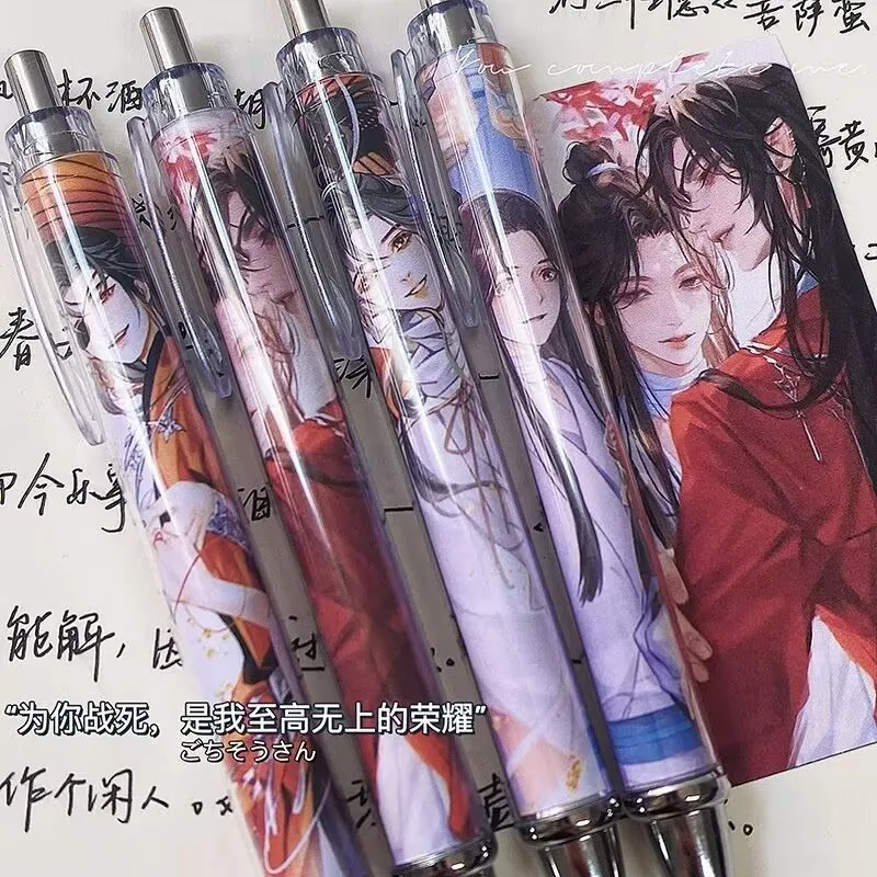 قلم جل أصلي "Heavenly Official Bestows Blessings" للطالبات الرسوم المتحركة 0.5 قلم جل أسود Xie Lian Hua cheng #2