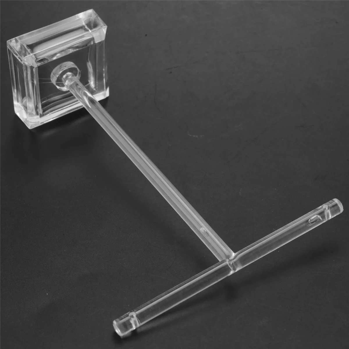 

ABP-2Pcs Acrylic Earring Holders T-Bar Jewelry Display Stand Tree Necklace Earrings Bracelet Holder