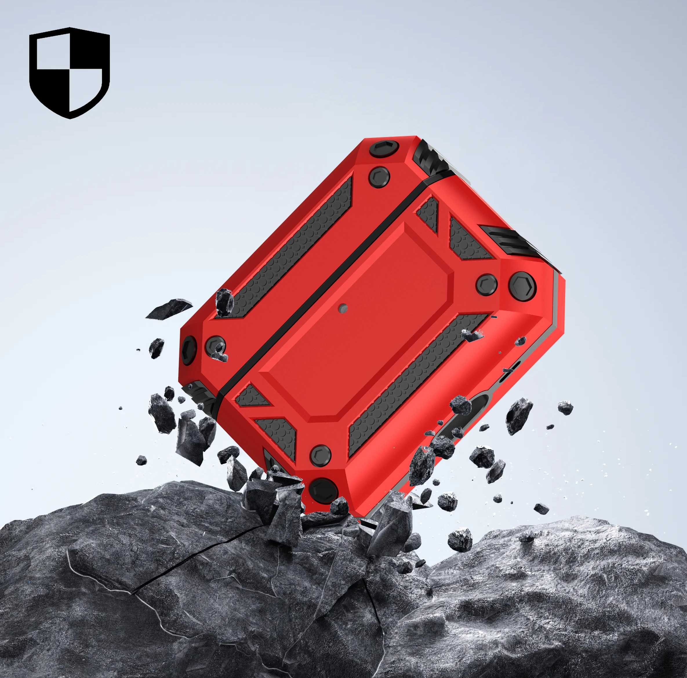 

Military Fall Protection Headphone Earphone Case For Apple Airpods 4 3 1&2 Pro2 Pro3 Bluetooth Wireless Charging Shockproof Case