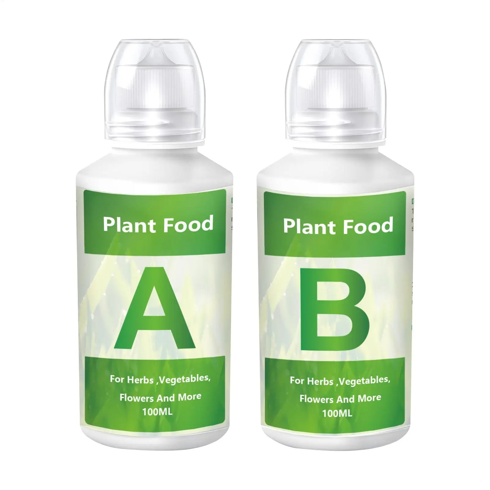 Hydroponic Nutrients Fertilizer A and B Solution Set Hydroponic Garden Plant Food Plant Fertilizer Flowers Vegetables Nutrients