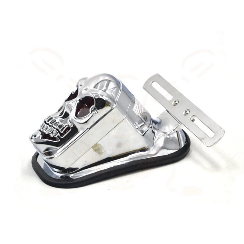 

AU16-Motorcycle Brake Light Tail Light Skull Light Warning Signal Light For Prince