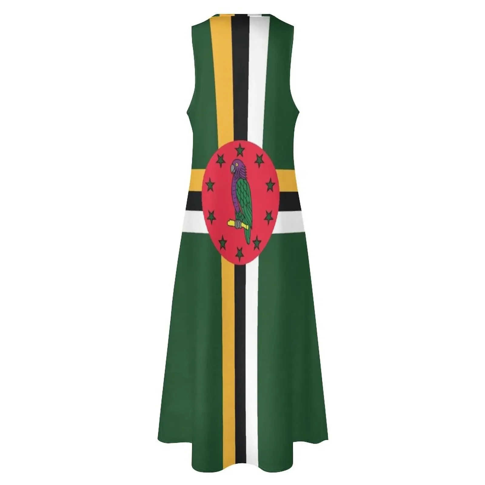 Dominica National Flag Long Dress clothing women summer 2025 beach dresses Womens dresses dress korean style Dress