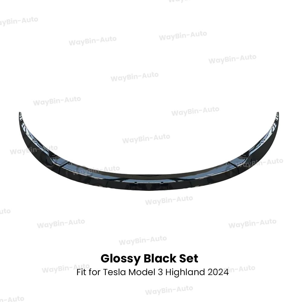 1 set glossy black