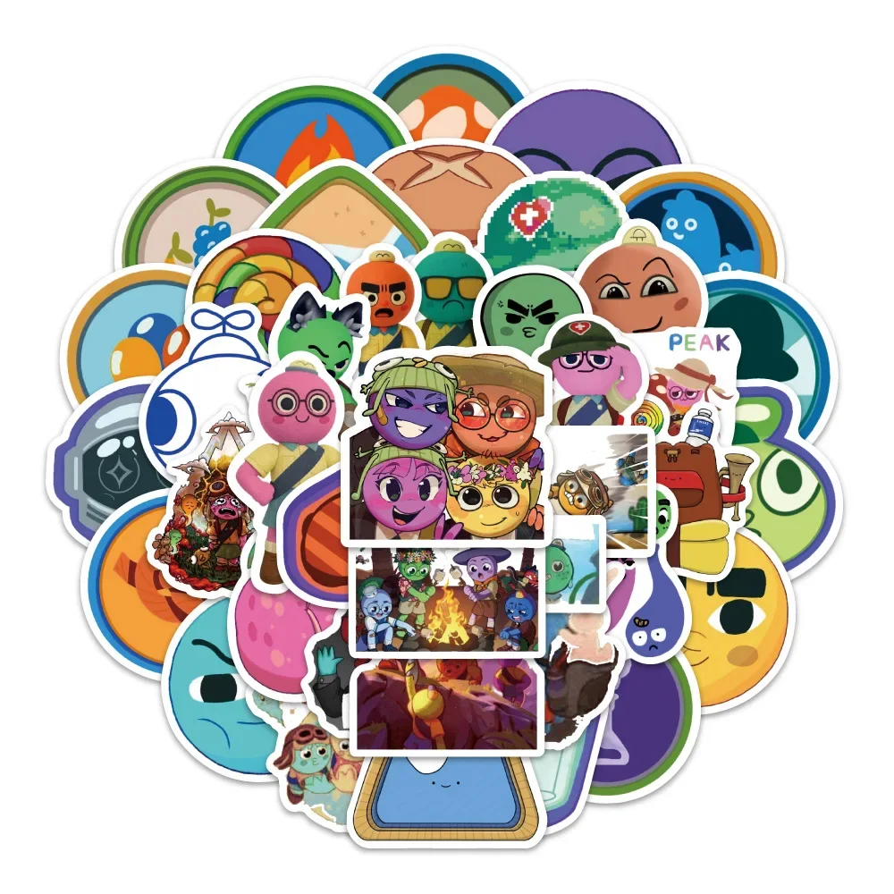 

10/60PCS Cool Cartoon Peak Game Fun Sticker DIY Decoration Waterproof Skateboard Notebook Graffiti Toys Gifts