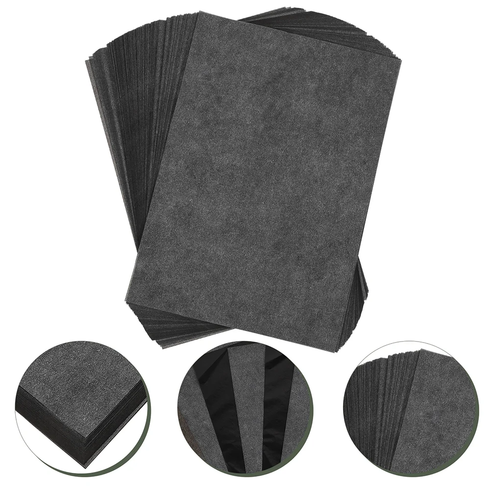 50 Pcs Graphite Carbon Paper Copier Drawing Trace Transfer Embossed Tracing Office