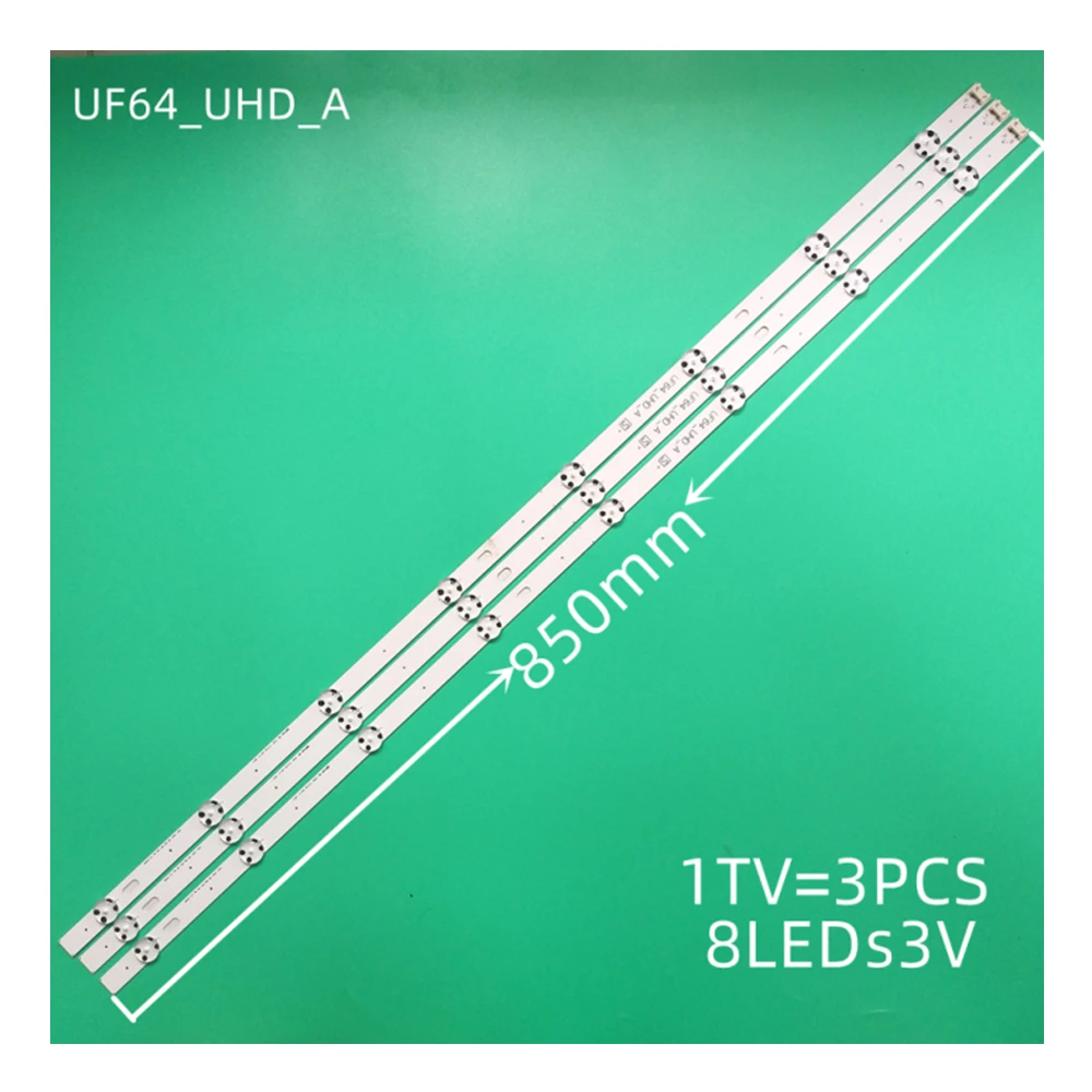 850Mm LED Band untuk LG 43LH609V 43LH630V 43LH640V 43LH6420 LED Bar Lampu Latar Strip Line Penguasa Langsung 43Inch UHD 1Bar 24E