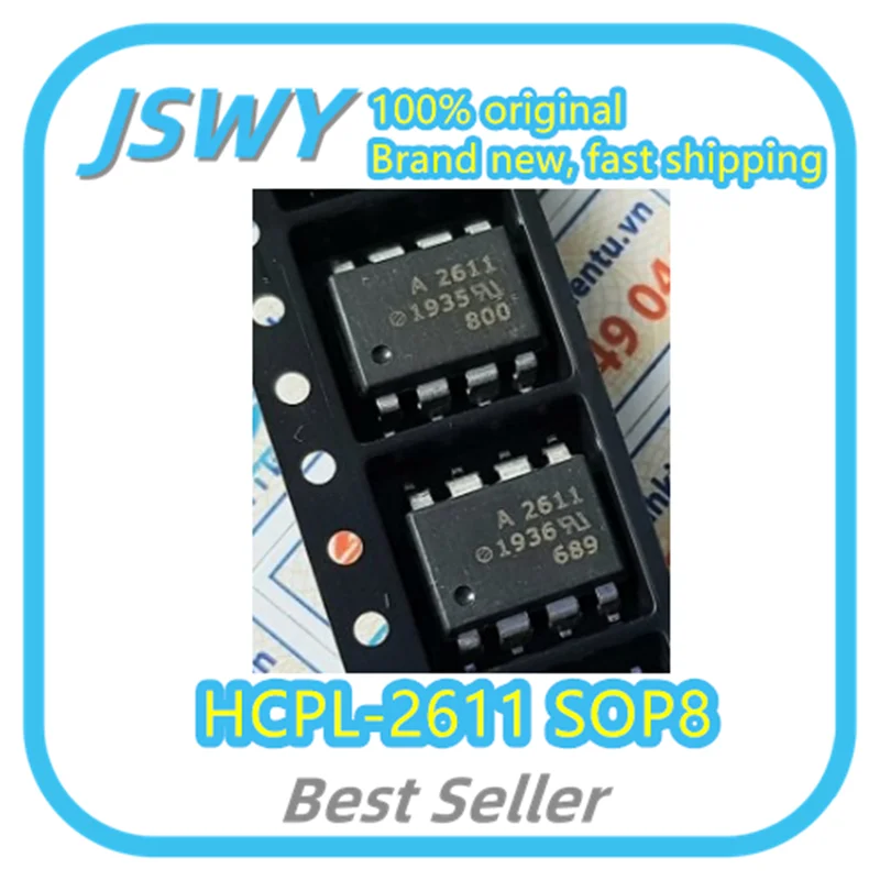 

(10/50pcs) HCPL-2611 A2611 DIP-8 Optocoupler Chip Original Genuine Bulk Stock Fast Shipping Silkscreen