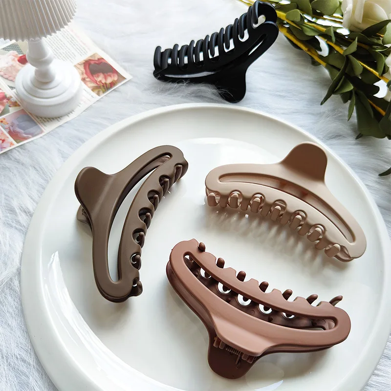 Elegant Large Hair Claw Clips For Women Girls Sweet Hair Ornament Back Headband Clip Hairpin Fashion Hair Accessories