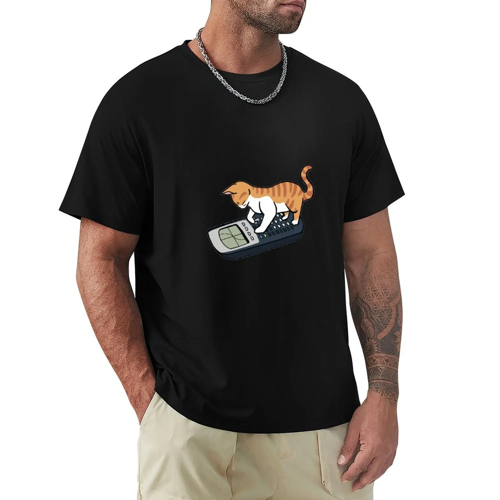 Calculating Cat T-Shirt Trend Art Print T-Shirt
