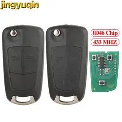 Jingyuqin 2/3 BTNS pilot z kluczykiem samochodowym 433Mhz poprosić Chip ID46 o Chevrolet Captiva Opel Antara ZAFIRA Holden GMC Terrain 2008-2015