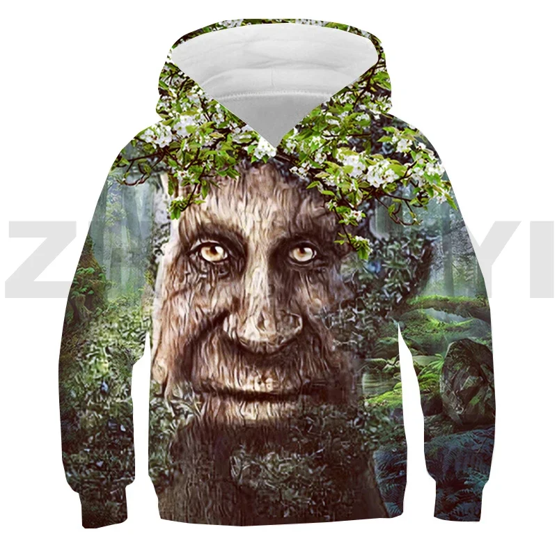 

Popular Game Wise Mystical Tree 3D Hoodie for Teenager Girls Cartoon Streetwear Oversized Sweatshirt Kids Boys Printed Pullovers