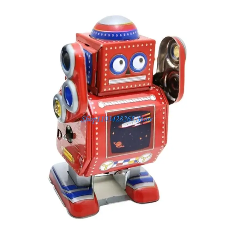 G2TE hoài cổ robot mô hình đồ chơi vui nhộn robot robot figurine trẻ món quà sinh nhật đồ chơi đồ chơi đồ chơi trang trí sự