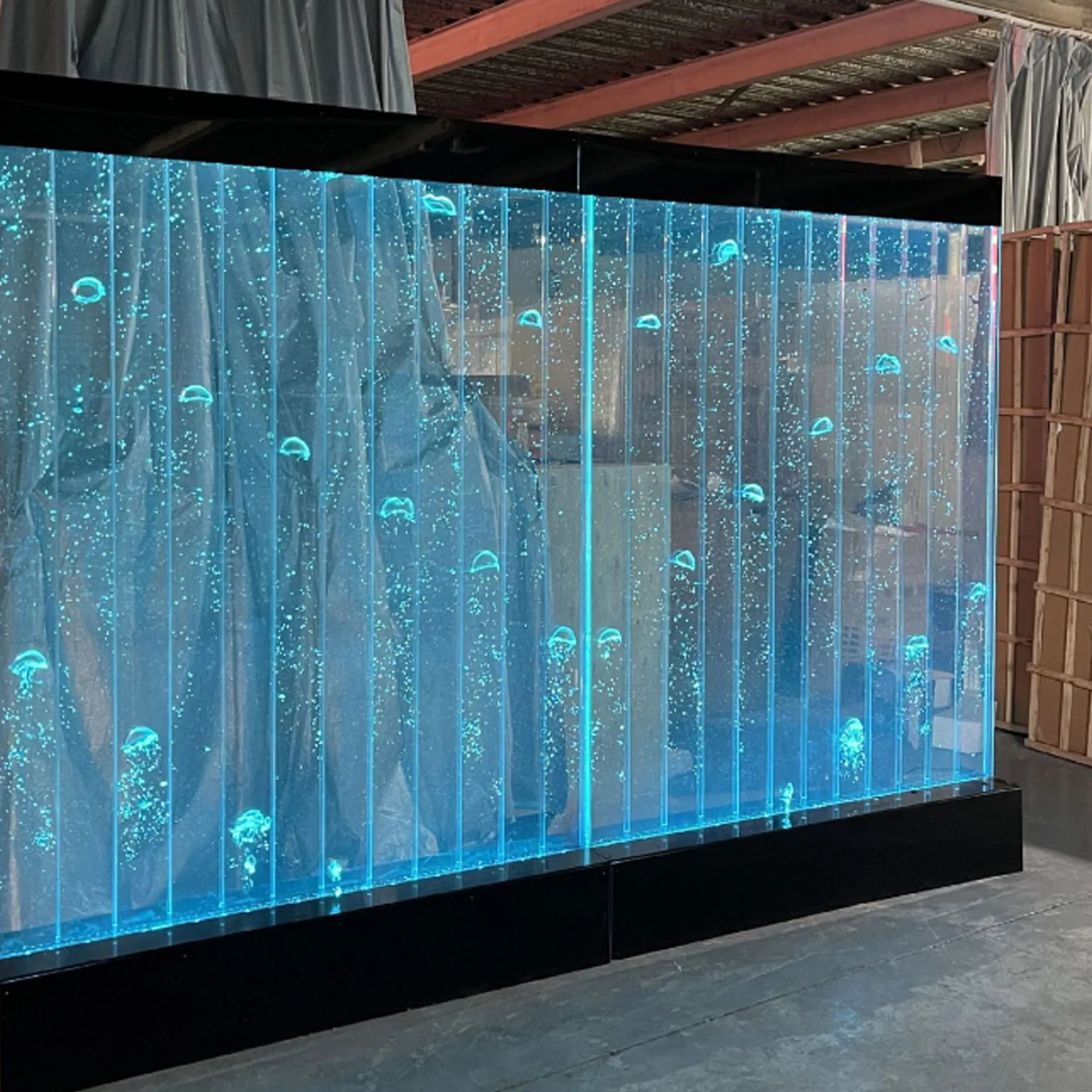 

Customization.High Quality Multi Design Acrylic Panel Led Water Bubble Fountain Wall for Home Hotel bar Decoration