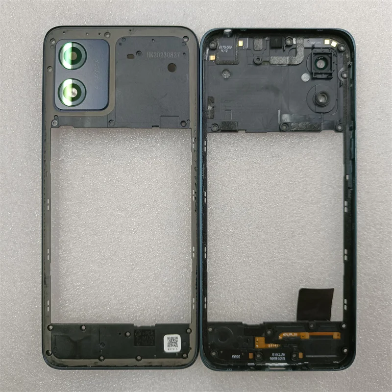 Middle Frame For Motorola Moto E13 Housing Middle Frame Case With Power Volume button Repair Parts