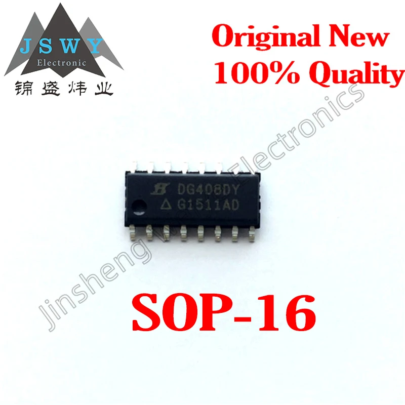 10PCS free shipping DG408DY DG408 DG411DY DG442DY DG409DY Multiplexer SMD SOP-16 100% brand new genuine stock