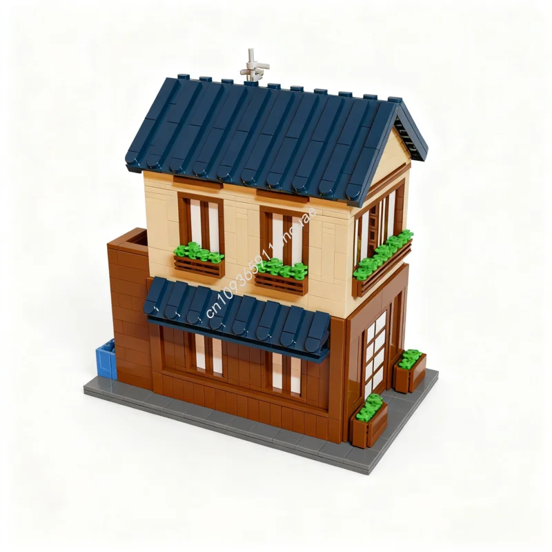 1099 Uds. Casa MOC nan modelo bloques de construcción ladrillo Modular idea para niños juguetes DIY cumpleaños montar regalos de navidad