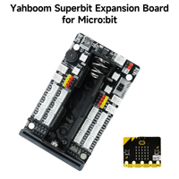 Yahboom Superbit Microbit Expansion Board Comes with IIC UART WIFI Sensor Interface and RGB Light for BBC Micro:bit V2 V1