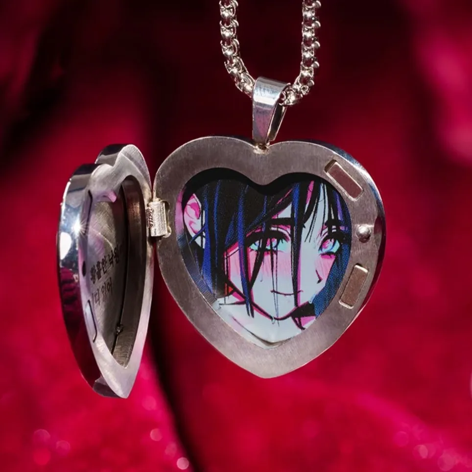 Echte Anime Alien Stage Ivan Till Luka MiZi Sua Hyuna Cosplay Love Frame Metalen hanger sleutelhanger Cartoon sleutelhanger Versier cadeau