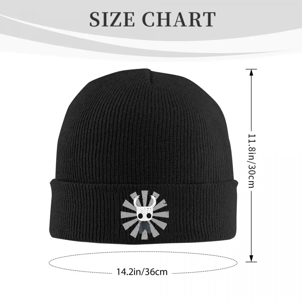 Hollow Knight Hat Autumn Winter Skullies Beanies Warm Single Player Action Adventure Game Cap Female Male Acrylic Knitted Caps