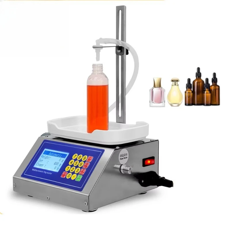 

CSY-1200 Weighing Filler Small Bottle Essential Oil Glycerol Perfume Semi Automatic Sub Vial Filling Machine
