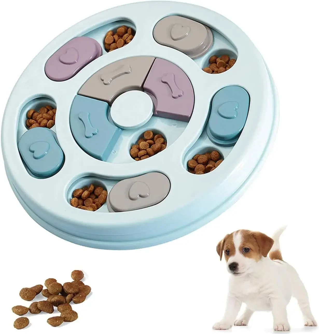 

Dog Puzzle Toys Slow Feeder Interactive Increase Dogs Food Feeder Toys for Dog Training Mental Enrichment Toy Food Dispenser