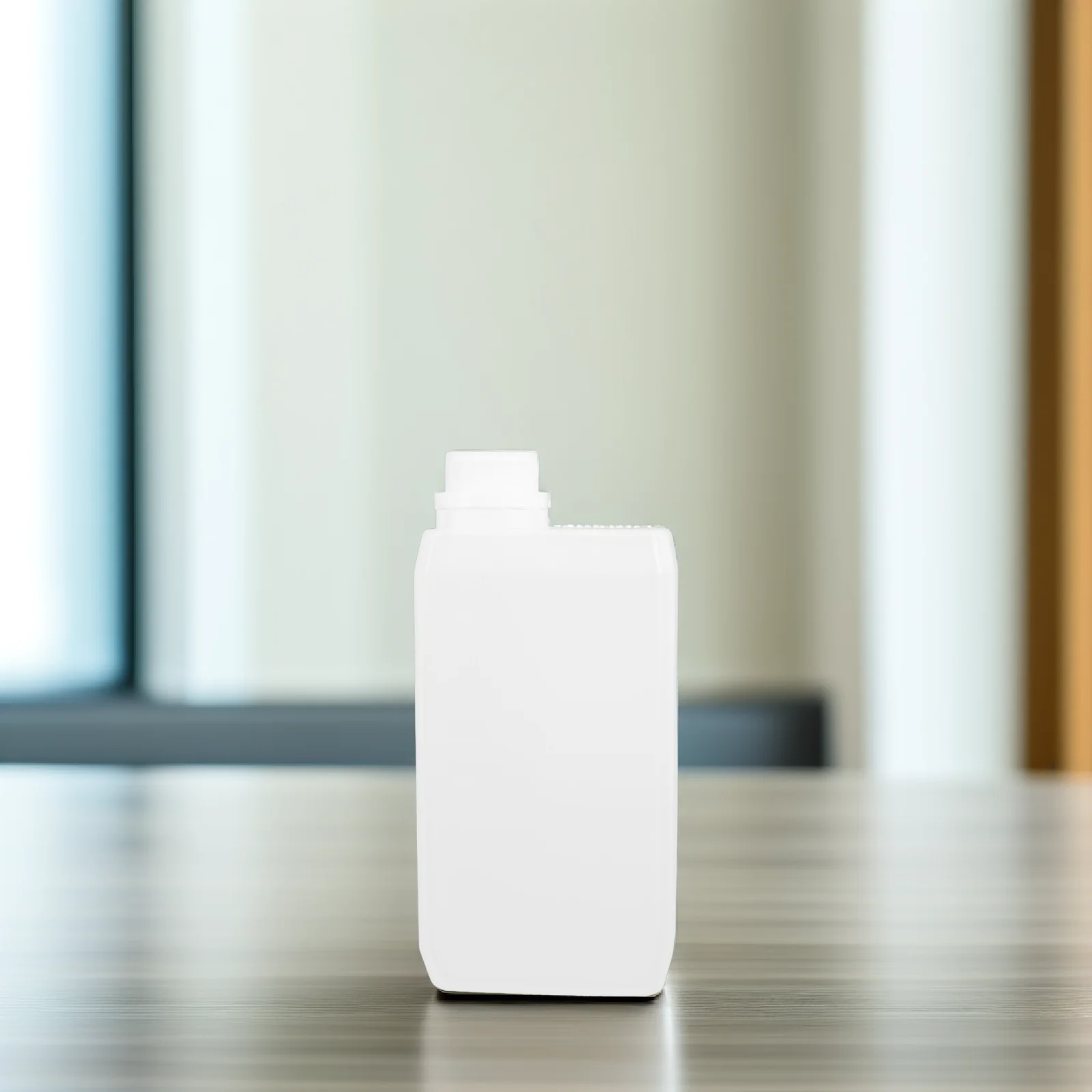 Botella de Plástico Reutilizable de 1 Litro, Grado Alimenticio, Jarra de Almacenamiento de HDPE para Aceite, Adhesivo, Líquido, Botellas de Plástico con Tapas