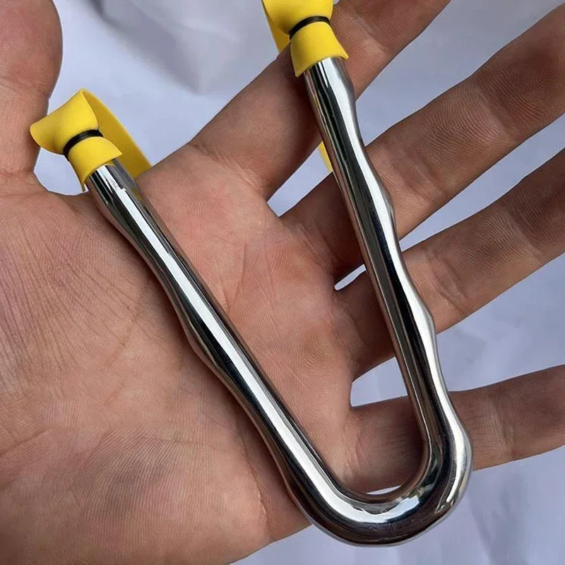 1 PC Creative V-รูปหนังแบน Slingshot สแตนเลสกลางแจ้ง EDC Camping การล่าสัตว์เครื่องมือ
