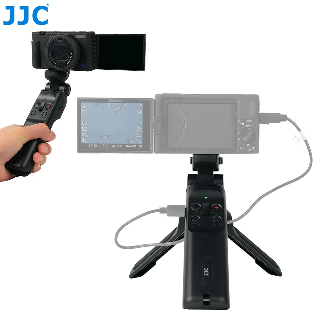 JJC GP-VPT1 Shooting Grip &Camera Remote Tripod for Sony  A7 IV III II A7IV A7III ZV1 A6400 A6300 A7R V A7RIV A7SIII RX100 VII