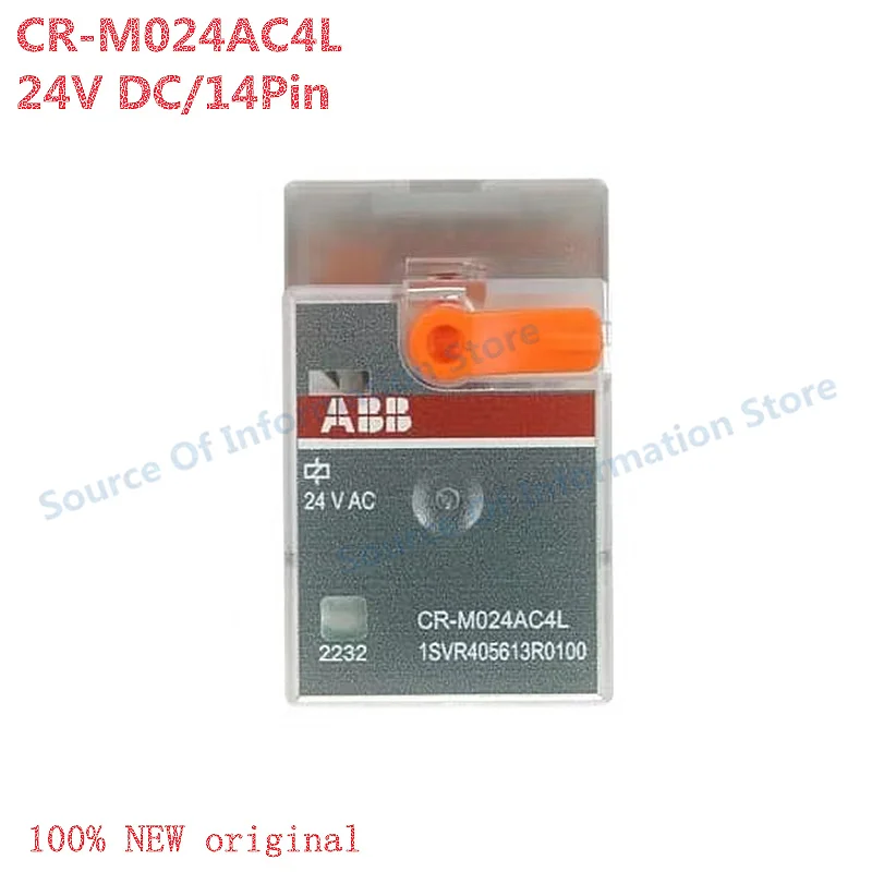 ABB CR-M024AC4L 24V AC Intermediate Relay 14-Pin for Electrical Engineering And Maintenance
