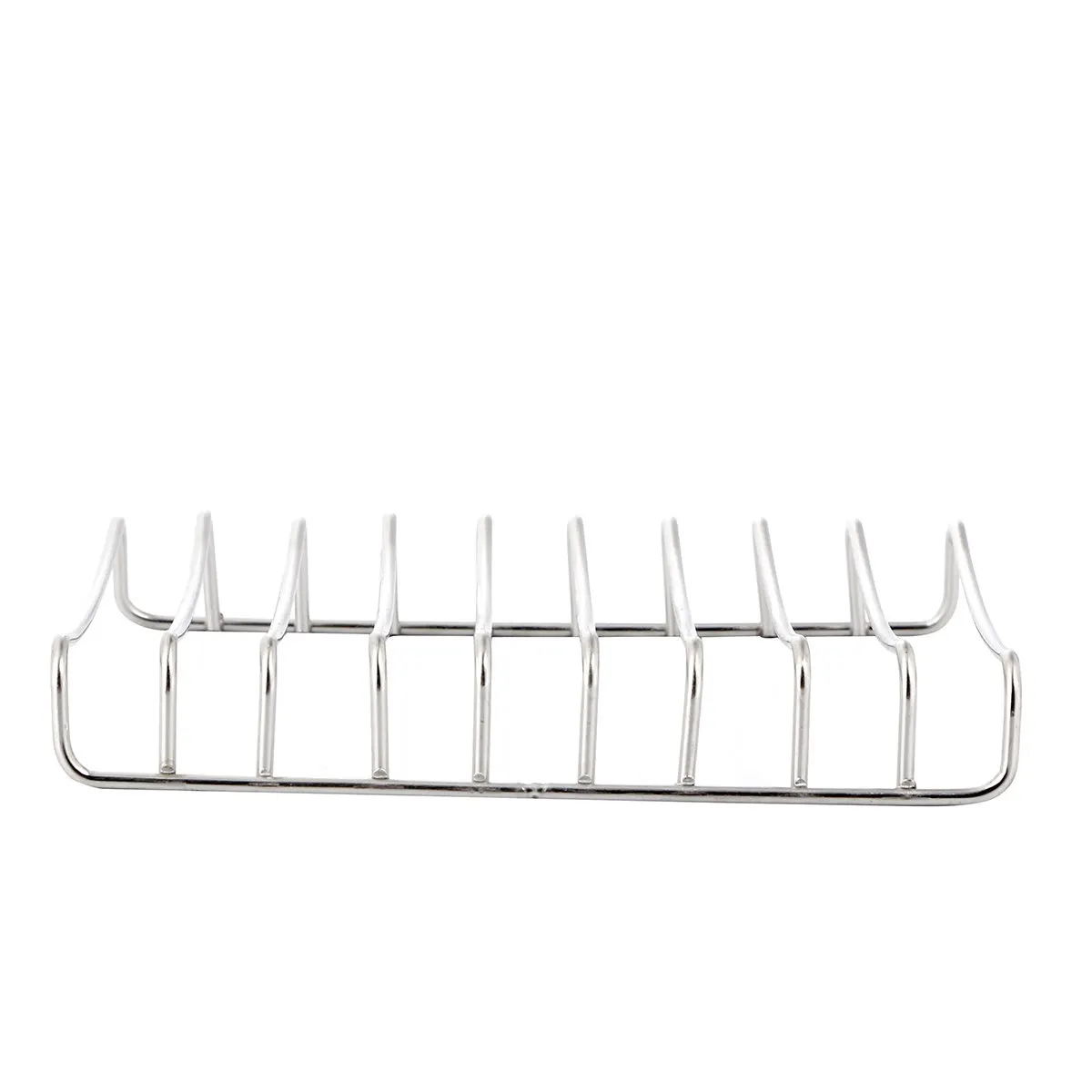 1Pcs Stainless Steel Soap Dish Bathroom Soap Holder Raised Center Draining Sink Counter Tray Stainless Steel Sink Tray
