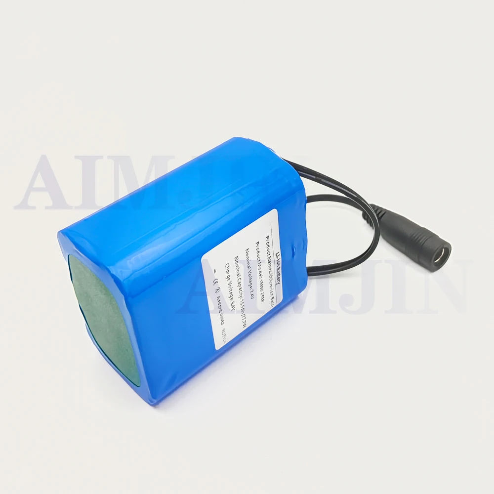 

7.4V lithium-ion battery 10.5mAh emergency DIY 18650 lithium 2S3P battery pack fishing LED light Bluetooth speaker