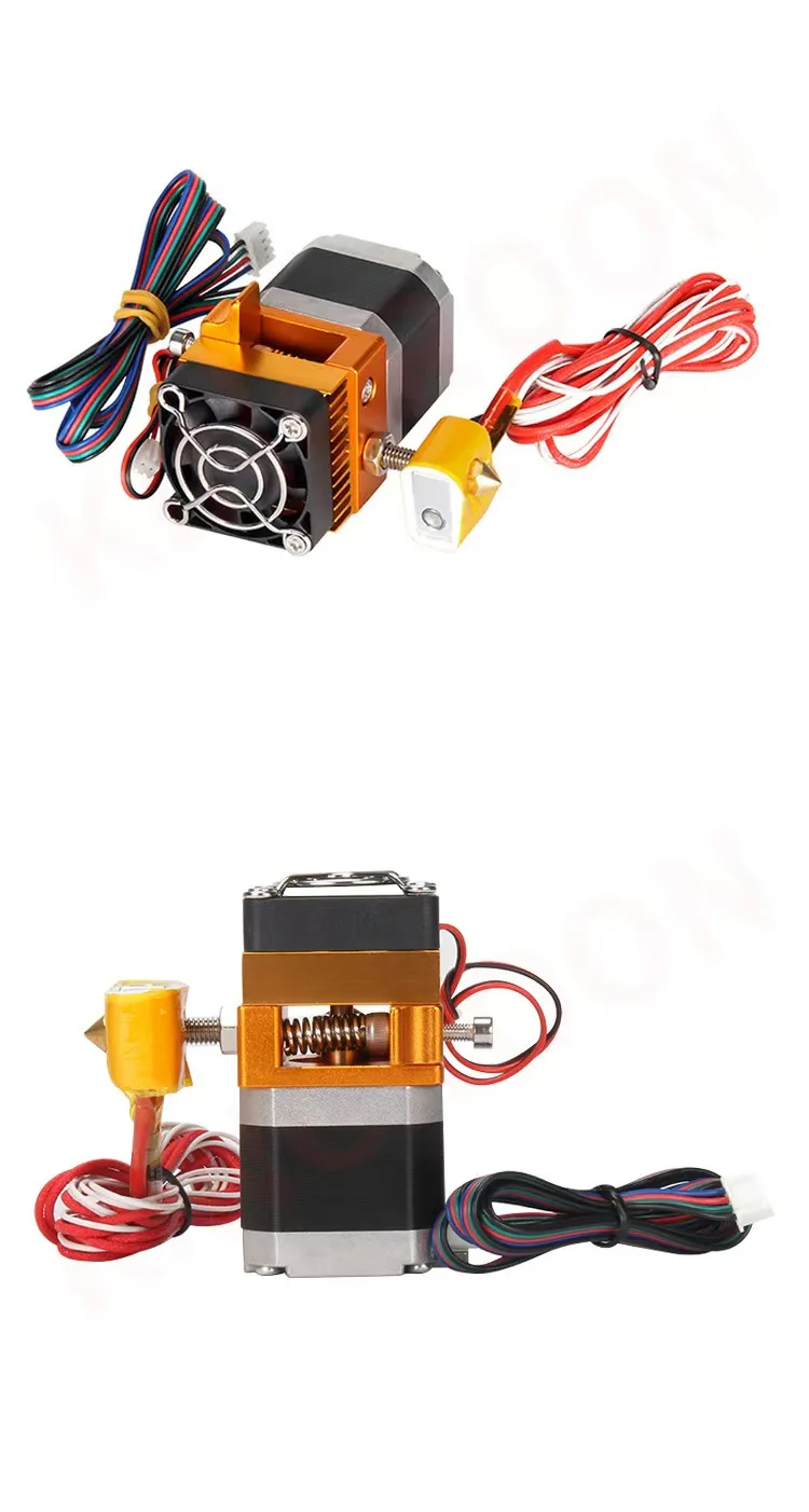 MK8 Extruder Kit 1.75mm 0.4mm Nozzle 12V/24V 40W for Ender 3/5 CR-10 3D Printer