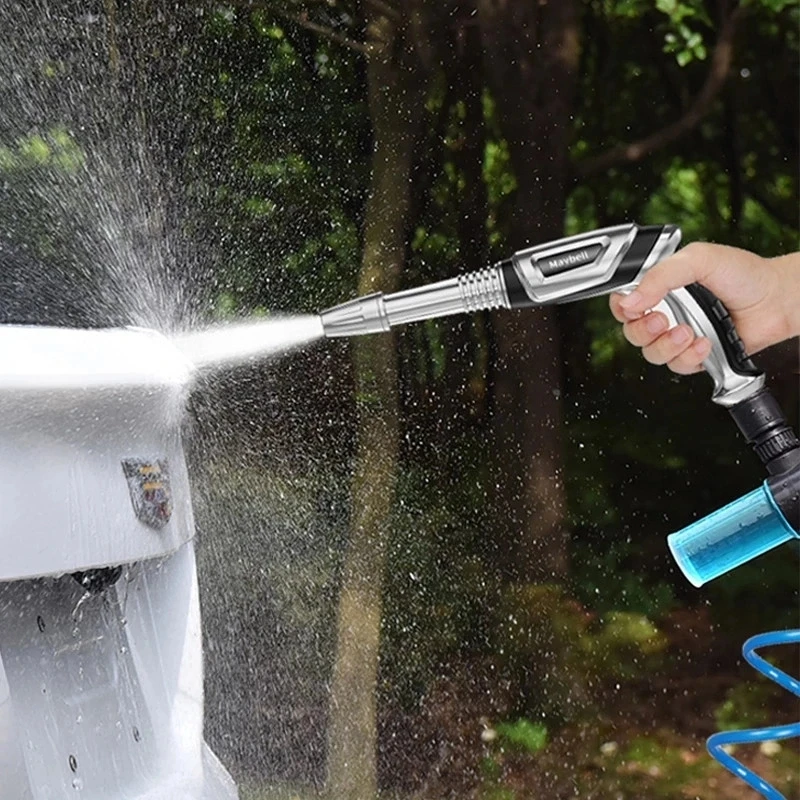 1pc Car Cleaning High-pressure Water Nozzle, Car Washer Garden Spray Can Hose Nozzle Foam Sprinkler Water Nozzles Water Gun