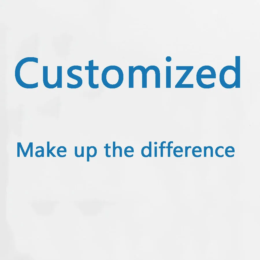 Make Up Price Difference For Customized Products