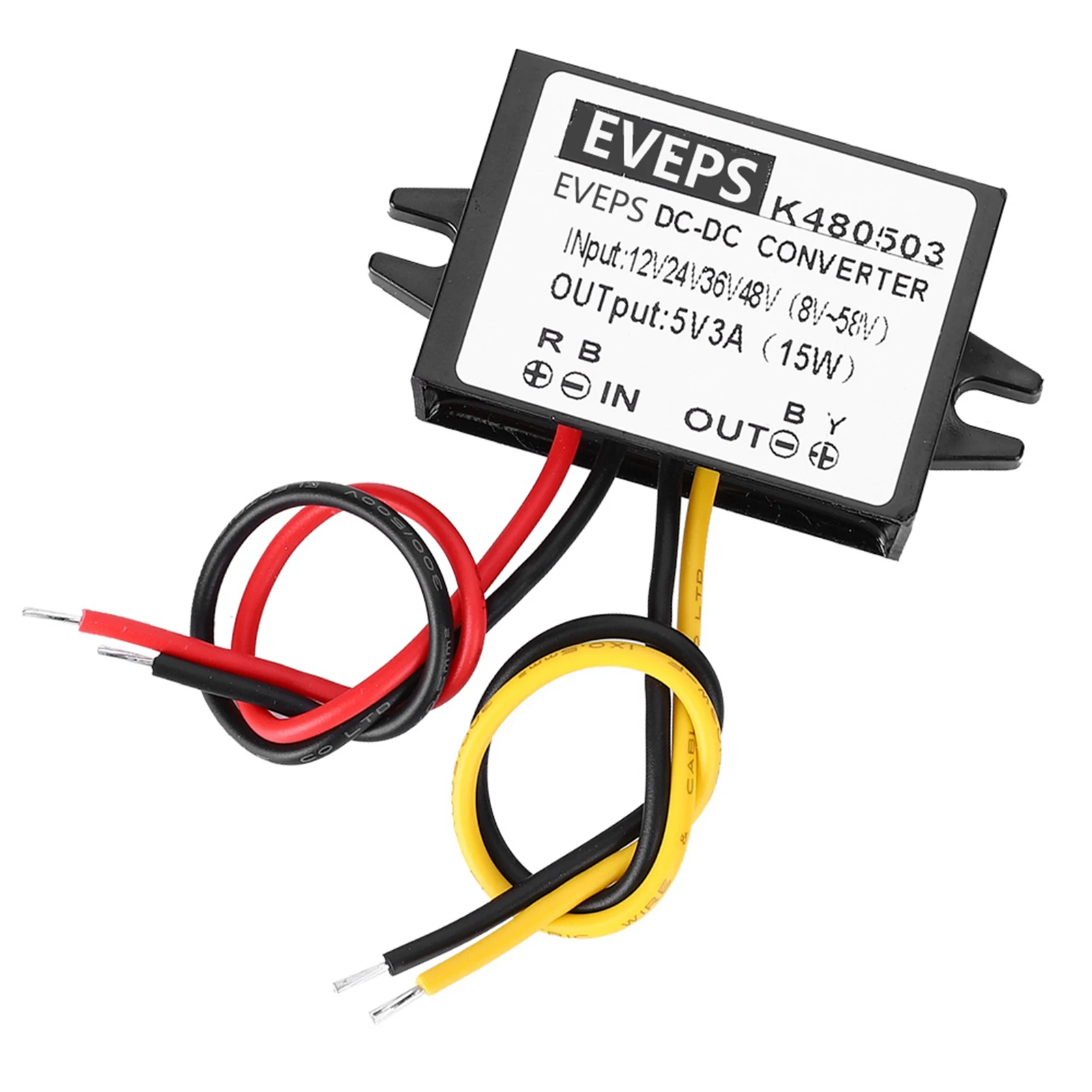 DC-DC 12V/24V/36V/48V to 5V 3A Converter Step-Down Power Module Converter Step-Down Power Supply - Converter