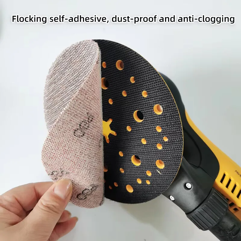 شبكة ATPRO مقاس 6 بوصات (150 مم) مع شريط فيلكرو، مناسبة لطحن وتلميع السيارات.