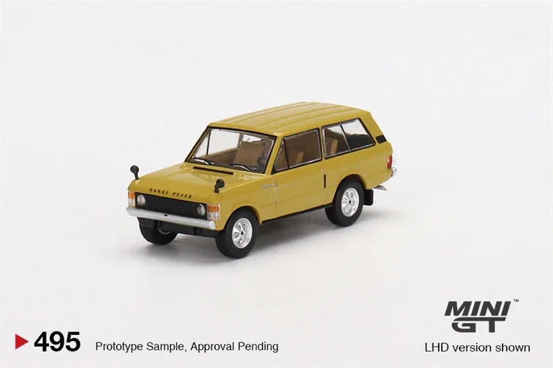 Odlewany model samochodu MINI GT 1:64 Range Rover 1971 Bahama Gold