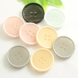 Round Resin Sewing Buttons for Kids Clothes, Scrapbooking Decorative Botones, Handicraft DIY Accessories, 10-25mm, 10Pcs