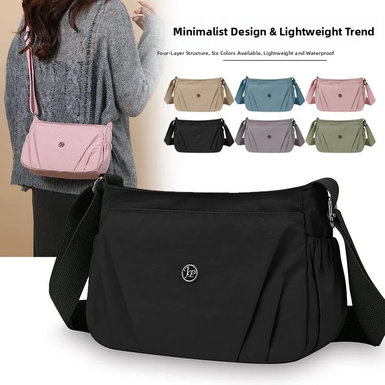 

Casual Faion Women's Multi-Layer Large Capaci oulder Bag 2025 Summer Trendy Crossbody Bag Suitable for Middle-Aged And ...