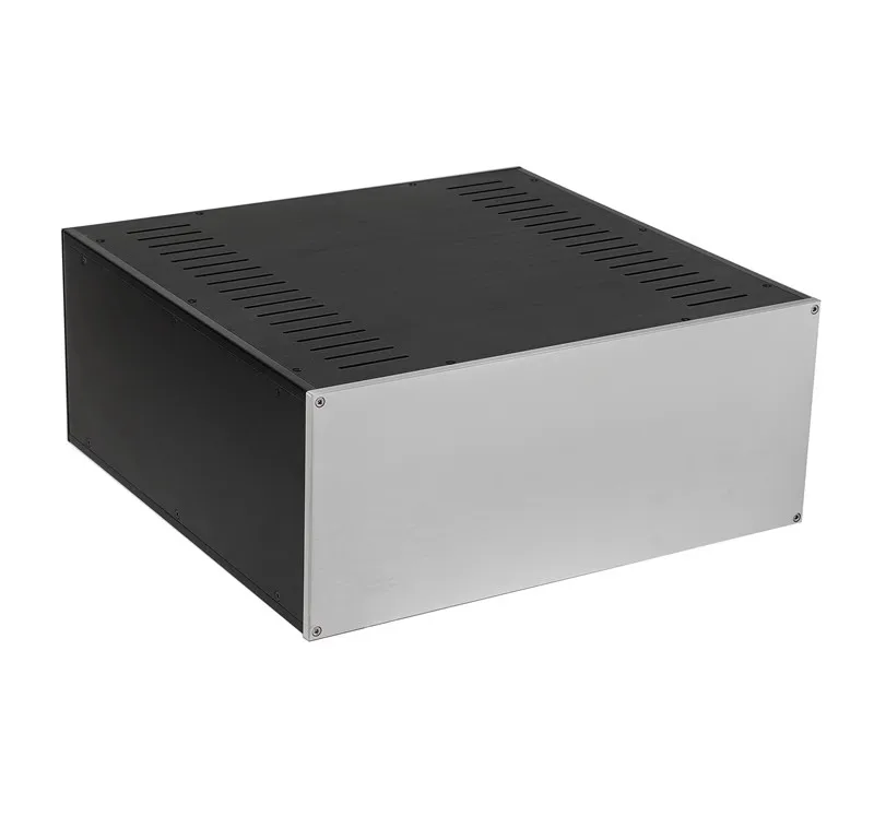 

CJ-197 Full Aluminum Chassis DIY Amplifier Audio Shell Hifi Power Supply Case 430*180*410mm