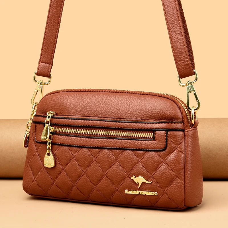 

Брендовые сумки из мягкой искусственной кожи, роскошные женские сумки, дизайнерские сумки через плечо для женщин, кошельки и сумки 2025 года, 2 основные сумки