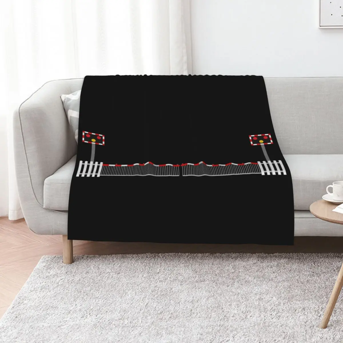 

UK RAILWAY LEVEL CROSSING Throw Blanket Stuffeds Loose Bed Tourist Blankets