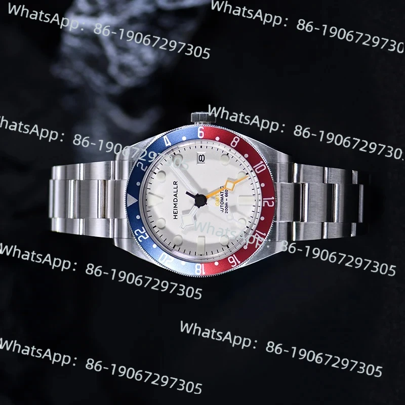 

Ограниченная серия 2025 года, четырехконтактные механические водонепроницаемые часы Potato GMT с двумя часовыми поясами NH34