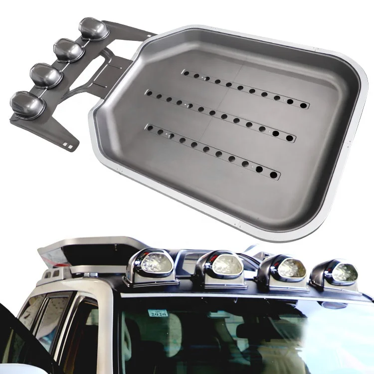 

High Quality aluminum car roof rack cross bar Roof Car Luggage Rack for Toyota Prado