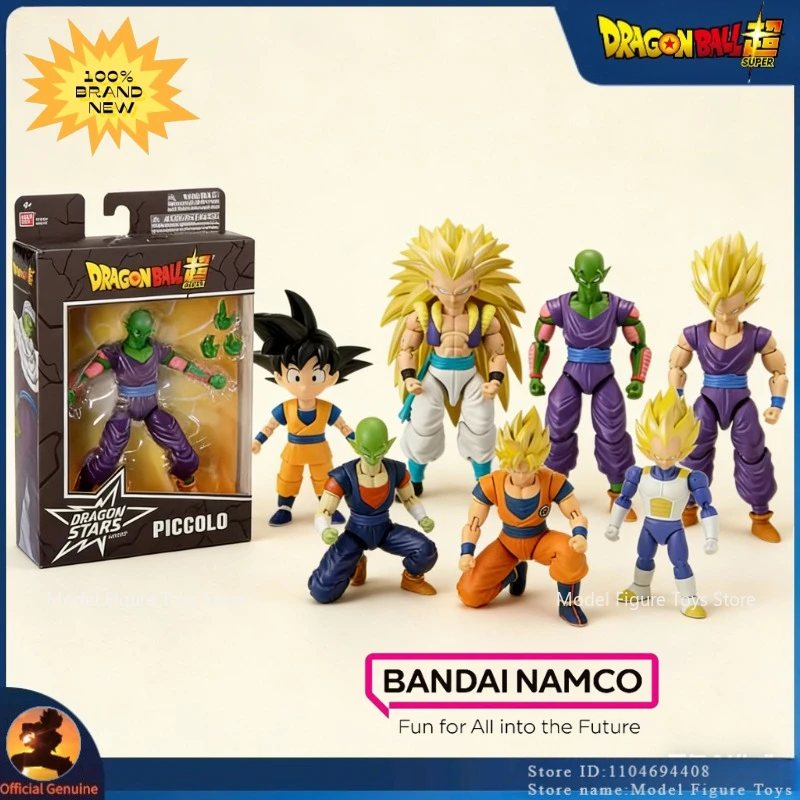 

Brand New in Stock Authentic Bandai Dragon Ball Movable Doll Hand-made Doll Toy Son Goku Vegeta Piccolo Super Saiyan Toys Gifts