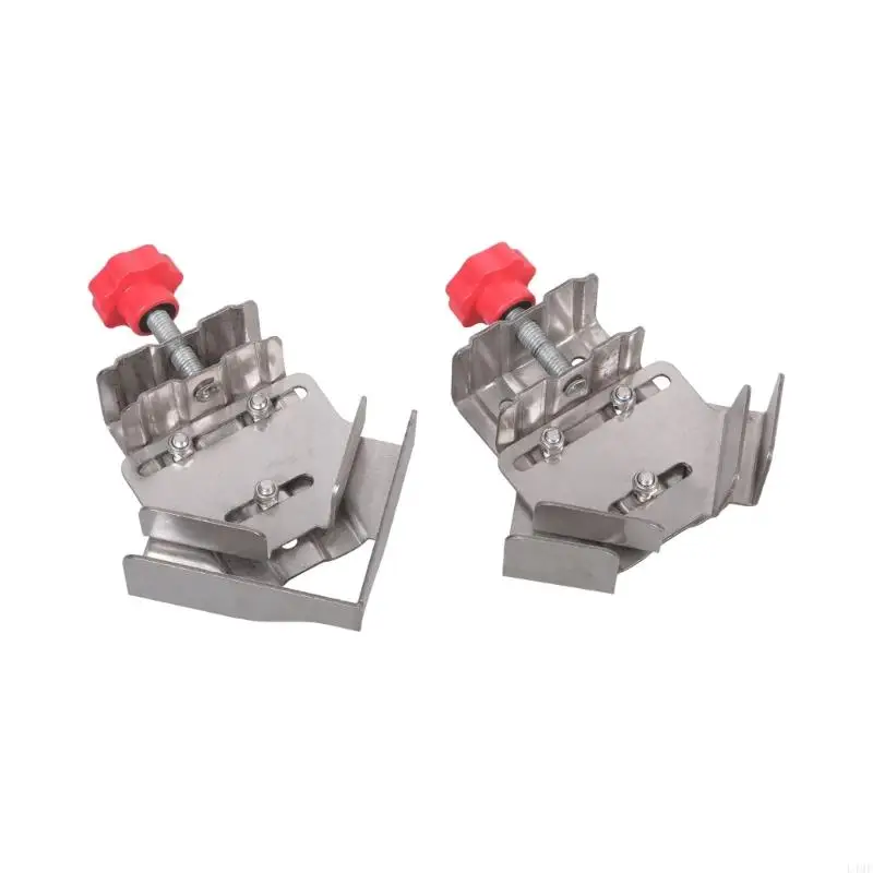 

Accuracy 90° Fixture Clamp Stainless Steel Adjustable Grip For Unseamed Cabinet Frame Woodworking Assembly L4MF