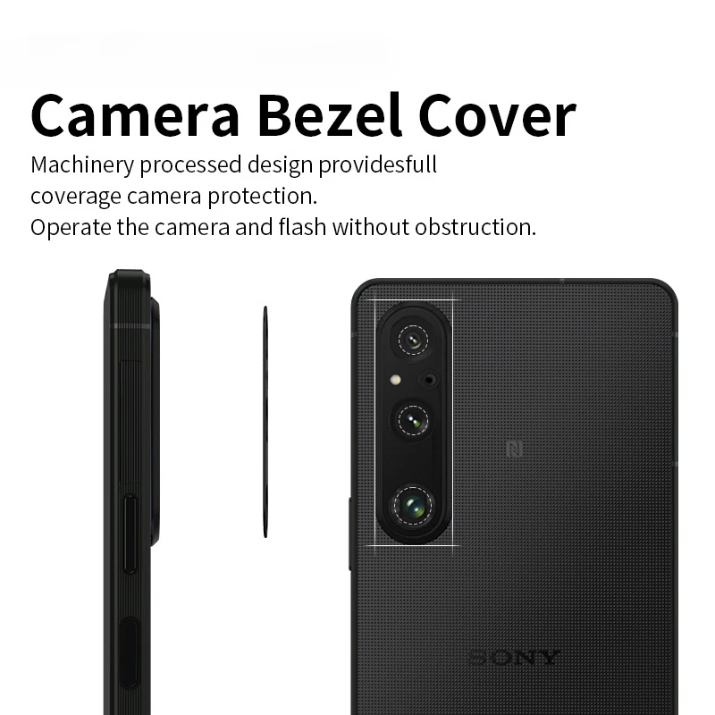 알루미늄 카메라 렌즈 보호기, 소니 Xperia 1 V 10 V 1 IV 보호 커버, Xperia1V 10 V Xperia1 IV 카메라 렌즈 쉘 케이스