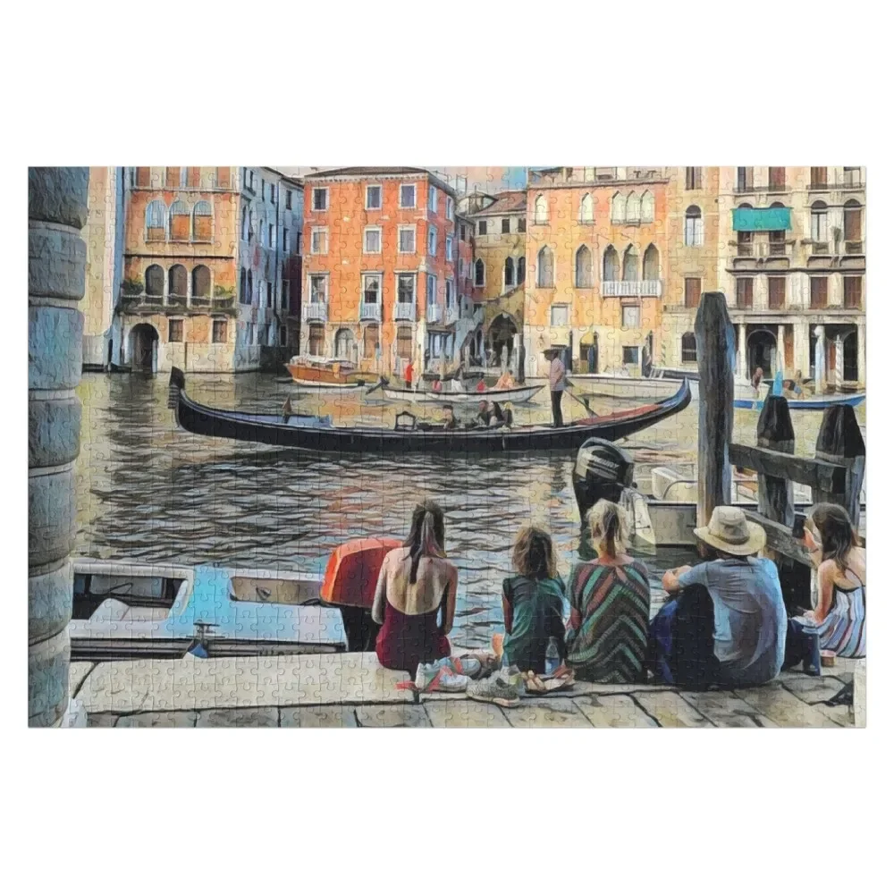 

Venice Streets Jigsaw Puzzle Custom Gifts Wood Photo Personalized Wooden Name Puzzle